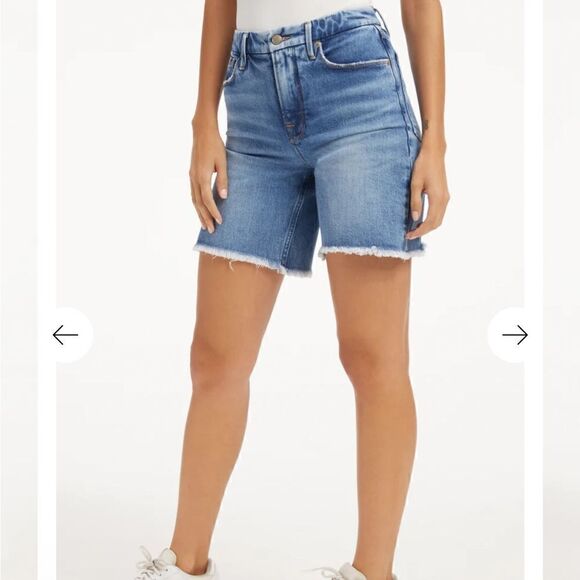 GOOD AMERICAN GOOD ICON SHORT Size 6/28 NWOT - Picture 4 of 15